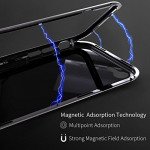 Wholesale iPhone X (Ten) Fully Protective Magnetic Absorption Technology Case With Free Tempered Glass (Black)